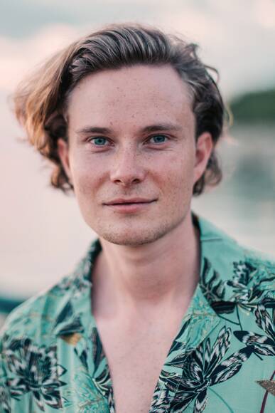 Splendide Model am Strand